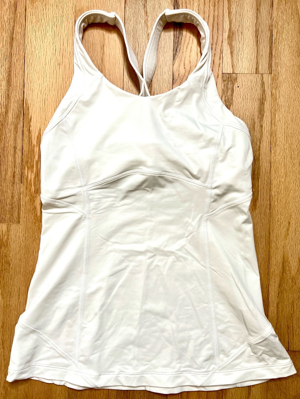 lululemon athletica White Racerback Tank Top